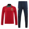 Sudadera De Entrenamiento Portugal Cremallera de cuarto 2022 Roja - Hombre